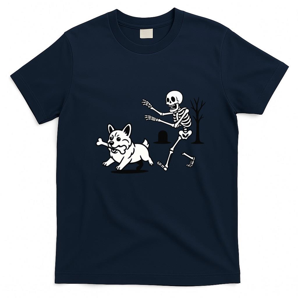 Pet Mom Halloween Shirt - Skeleton Chasing Dog Funny Halloween Dog Mom Pet Lover Long Sleeve T-Shirt