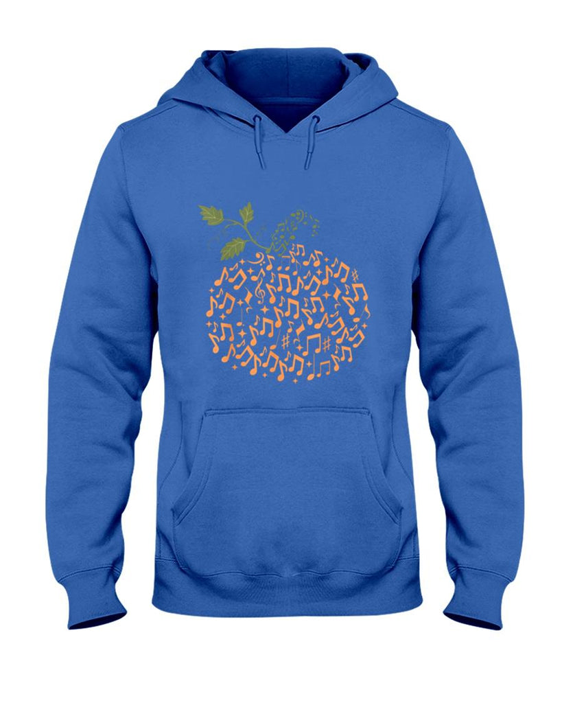 Halloween Shirt - Music Notes Pumpkin Fall Music Teacher Autumn Halloween T-Shirt