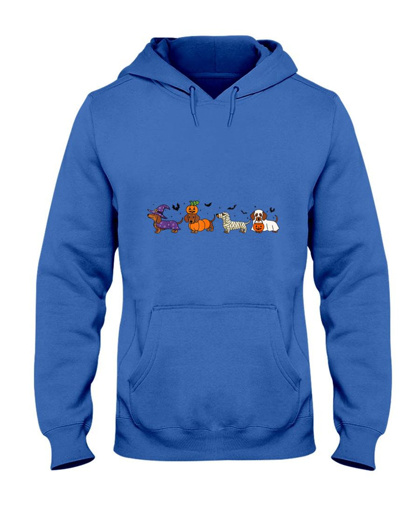 Pet Mom Halloween Shirt - Funny Dachshund Halloween Wiener Dog Mom Dog Lover Spooky T-Shirt