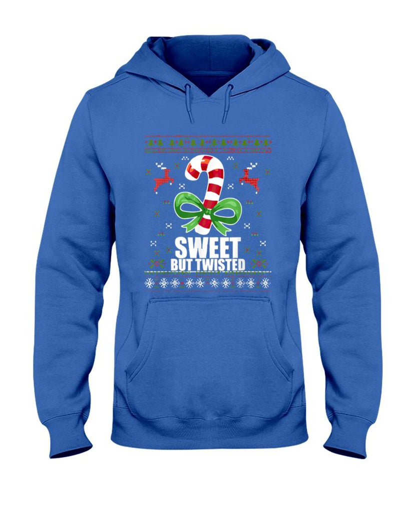 Sweet But Twisted Funny Candy Cane Ugly Christmas Sweater T-Shirt
