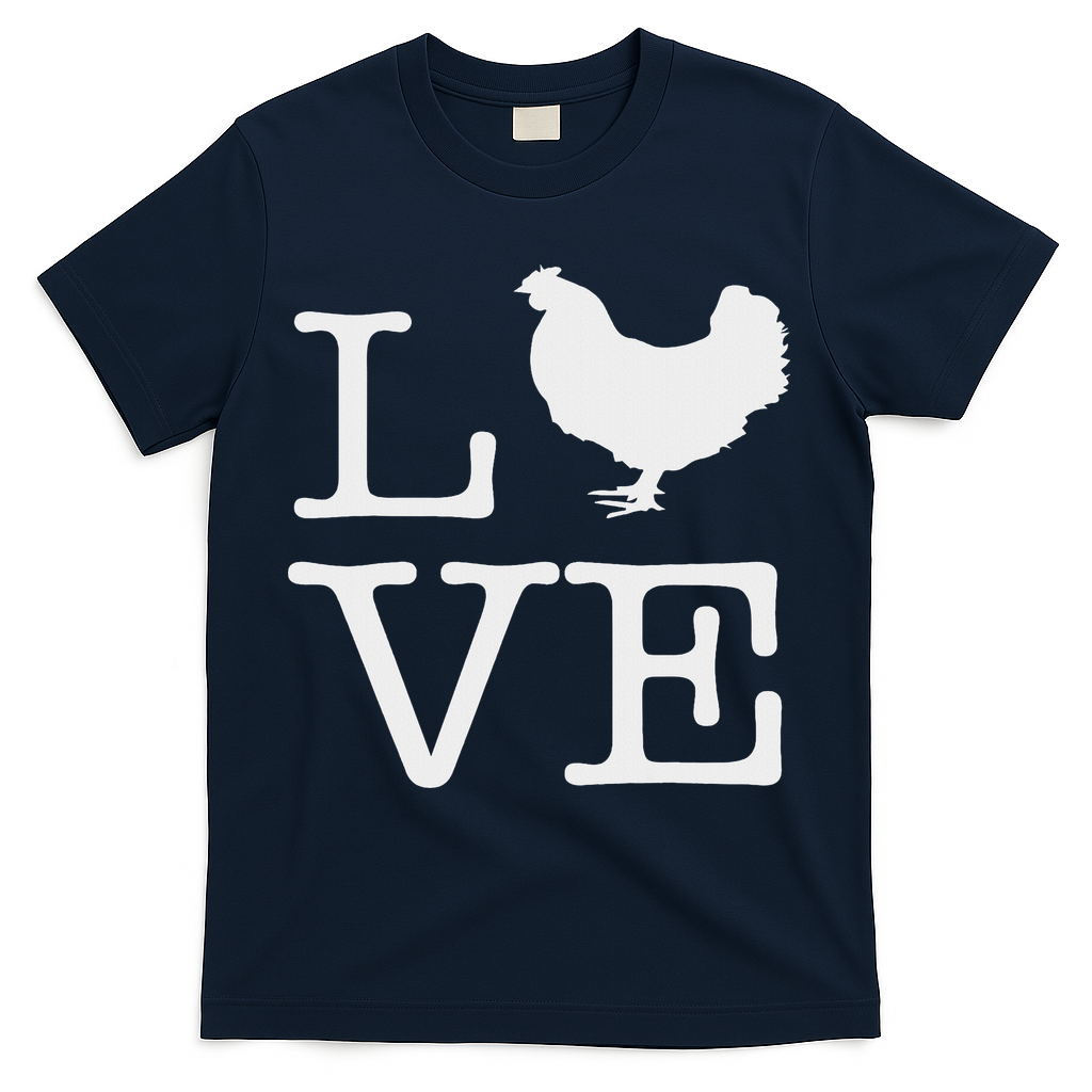 I Love Chickens Funny Chicken Lover Gift T-Shirt
