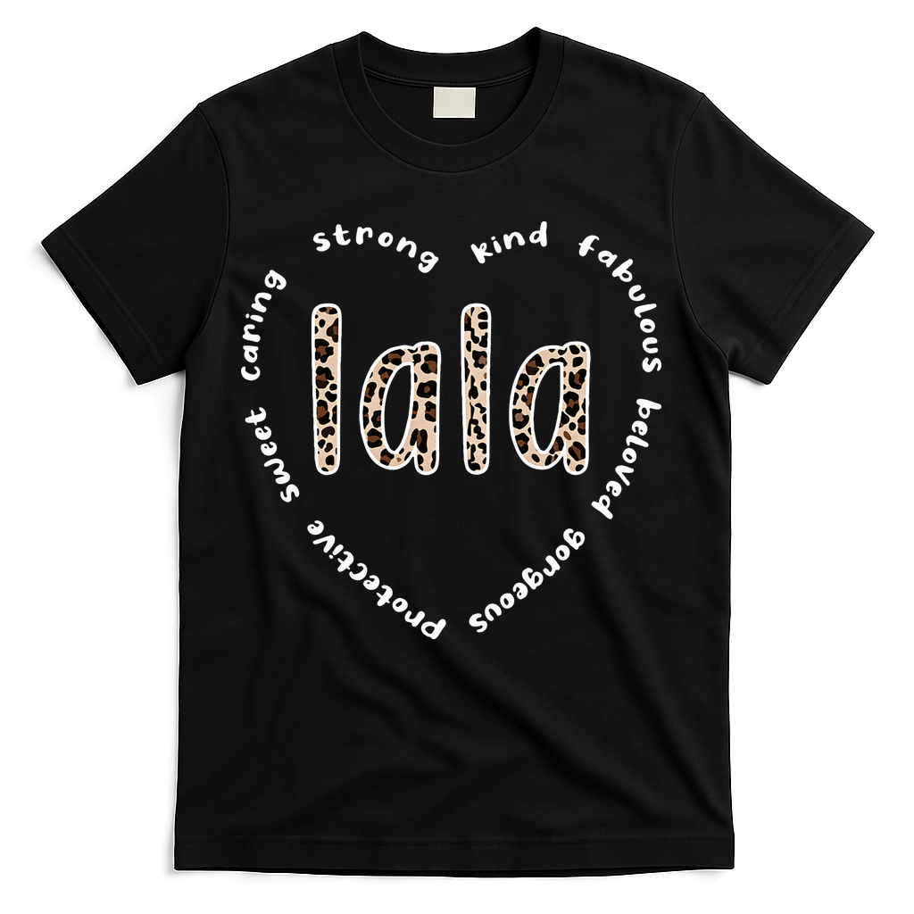Womens Lala Heart Lala Grandmother Appreciation Lala Grandma T-Shirt