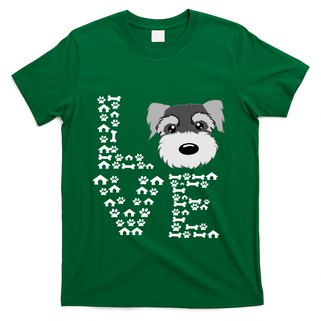 Funny Miniature Schnauzer Gift Miniature Schnauzer Lovers T-Shirt