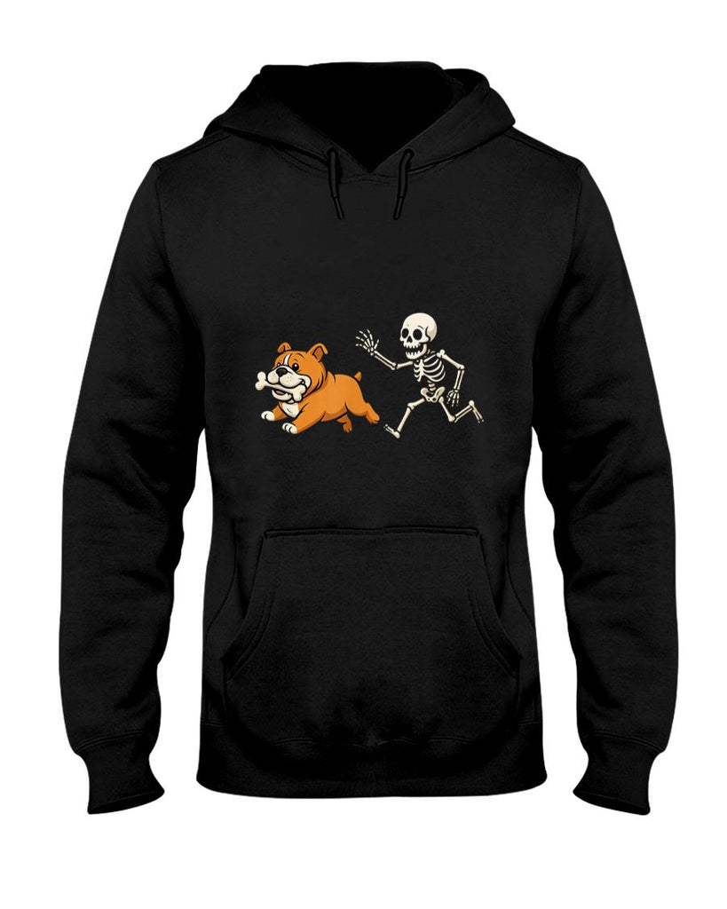 Pet Mom Halloween Shirt - Funny Skeleton Bulldog Halloween Dog Mom Pet Lover T-Shirt