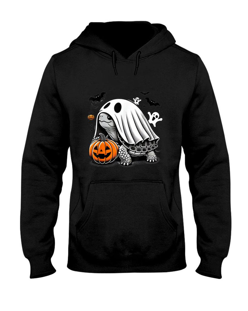 Halloween Shirt - Halloween Turtle Ghost Pumpkin Costume Terrapin Tortoise T-Shirt