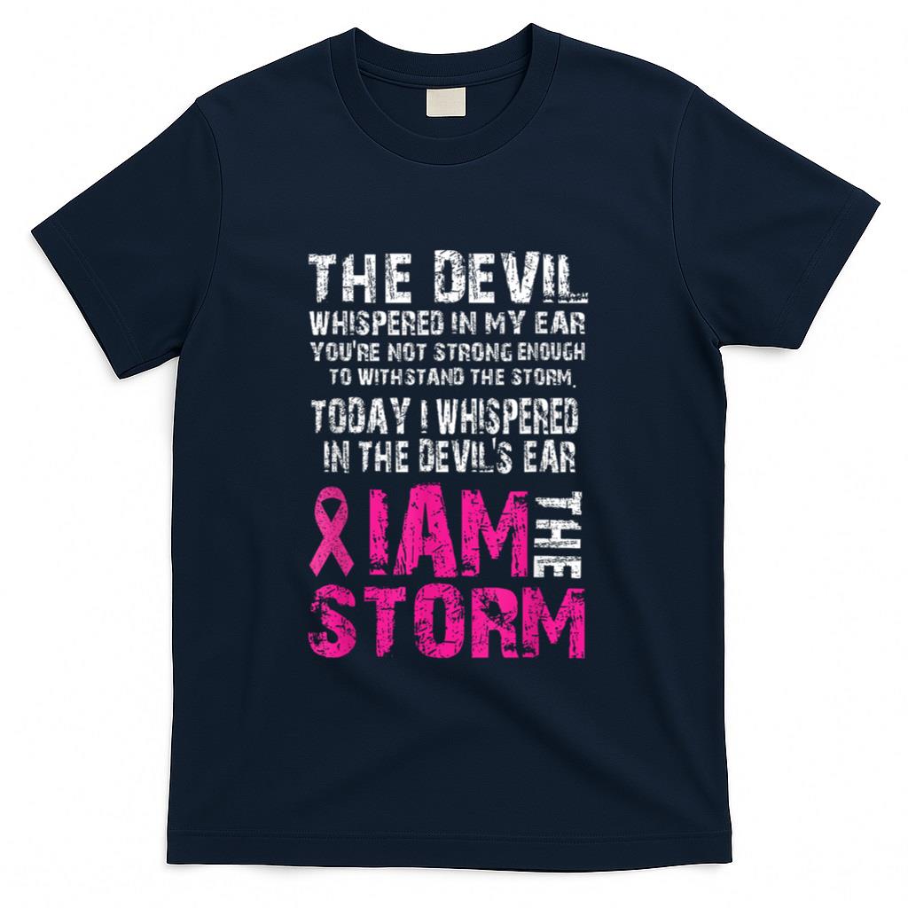 I am the storm Breast cancer awareness T-Shirt