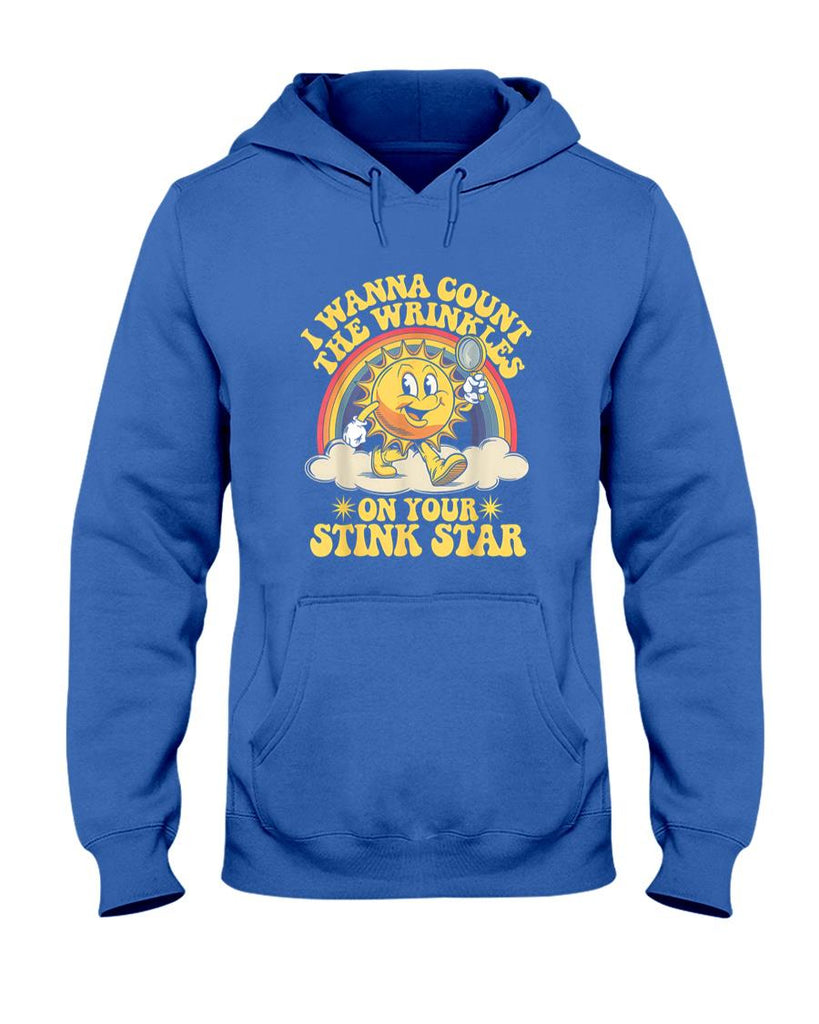 Funny Tees - I Wanna Count The Wrinkles On Your Stink Star T-Shirt