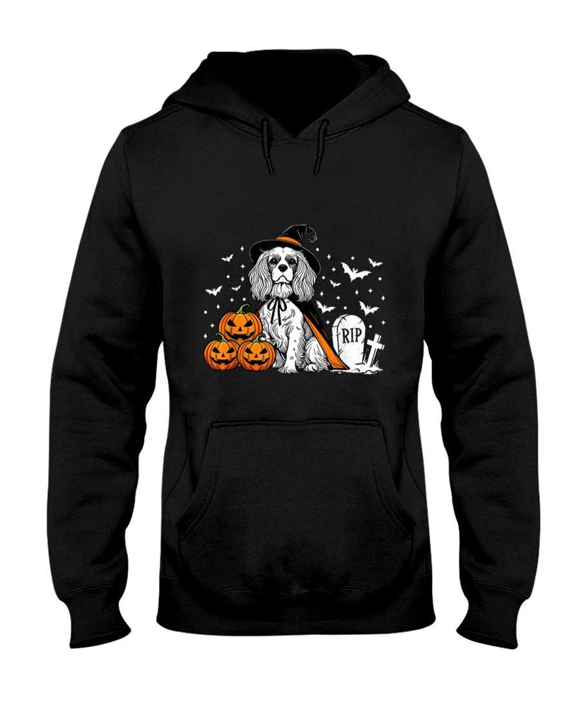 Pet Mom Halloween Shirt - Cavalier King Charles Spaniel Halloween Cavalier Witch Lover T-Shirt