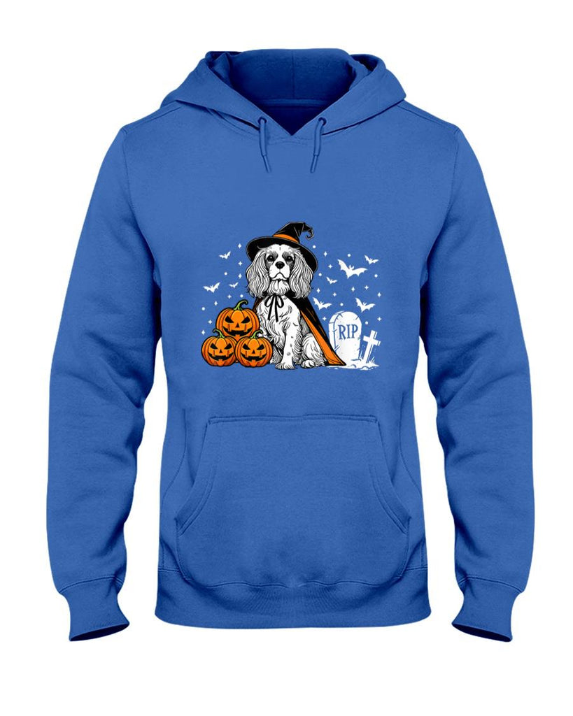 Pet Mom Halloween Shirt - Cavalier King Charles Spaniel Halloween Cavalier Witch Lover T-Shirt