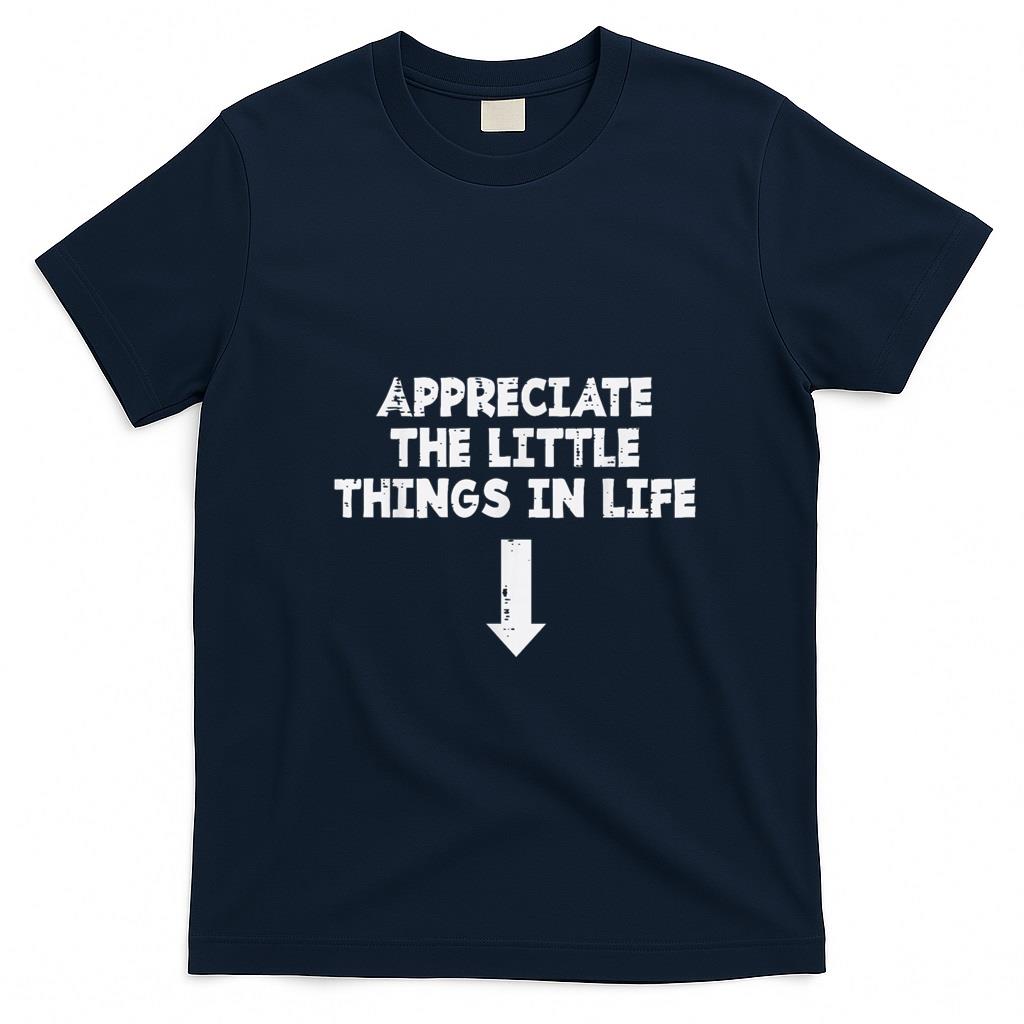 Funny Tees - Appreciate This Little Things Life Arrow Inappropriate Men T-Shirt
