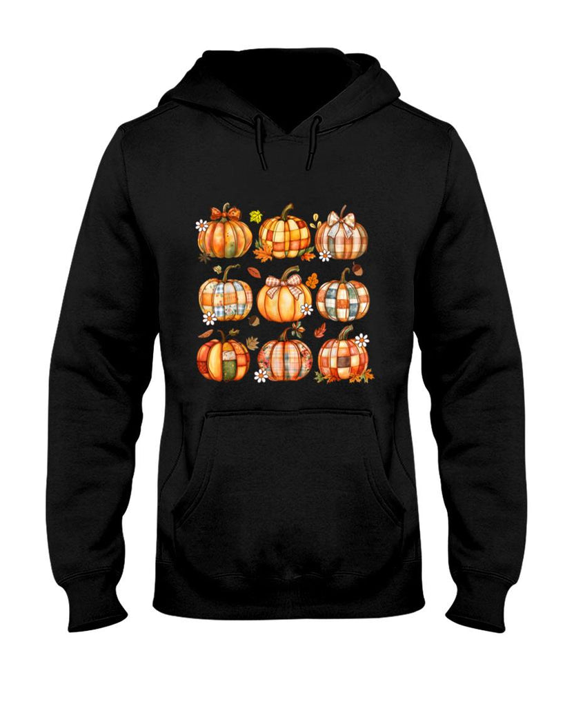 Coquette Bow Pumpkin Thanksgiving Fall Girl Women T-Shirt