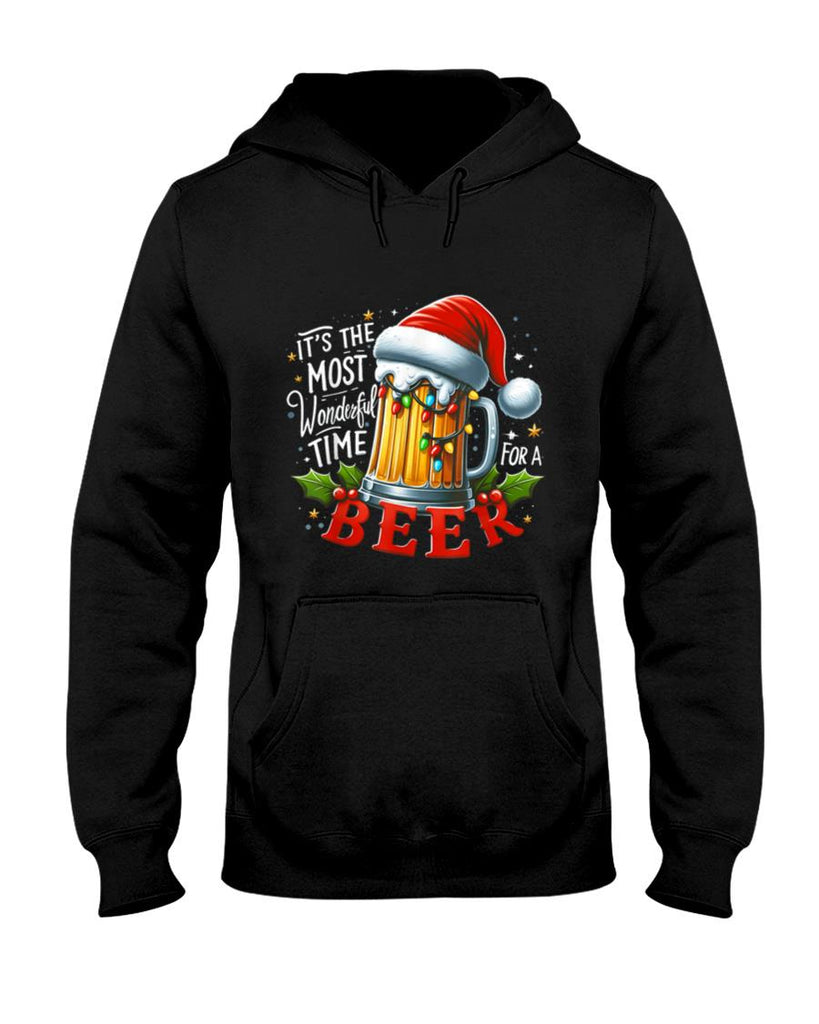 Santa Its the Most Wonderful Time for a Beer Christmas T-Shirt