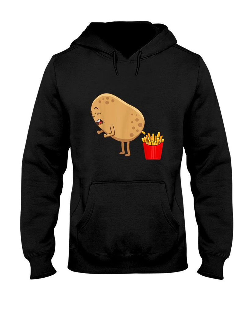Funny Tees - Funny French Fries Designs For Men Women Potato Food Eaters T-Shirt