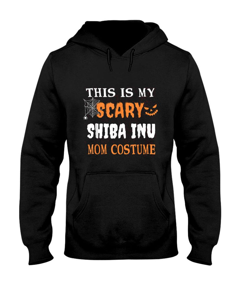 Pet Mom Halloween Shirt - Scary Shiba Inu Mom Costume Dog Lover Halloween Pets Spooky T-Shirt
