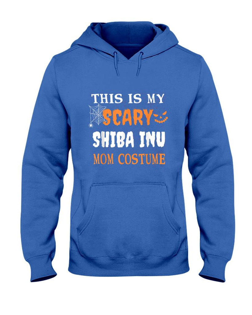 Pet Mom Halloween Shirt - Scary Shiba Inu Mom Costume Dog Lover Halloween Pets Spooky T-Shirt