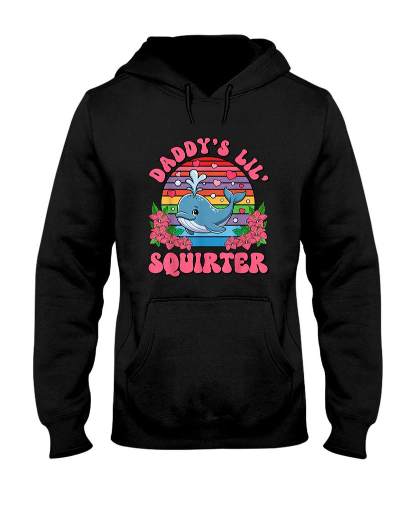 Funny Tees - Inappropriate Funny Daddy's Lil Squirter Embarrassing Women T-Shirt