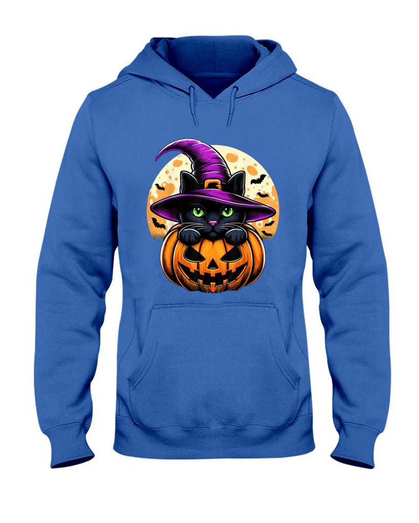 Pet Mom Halloween Shirt - Cat Halloween Pumpkin Black Cat T-Shirt