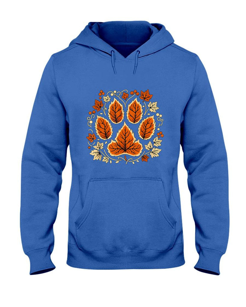 Pet Mom Halloween Shirt - Fall Autumn Leaf Dog Paw Print Pets Puppy Owner Dogs Lover T-Shirt