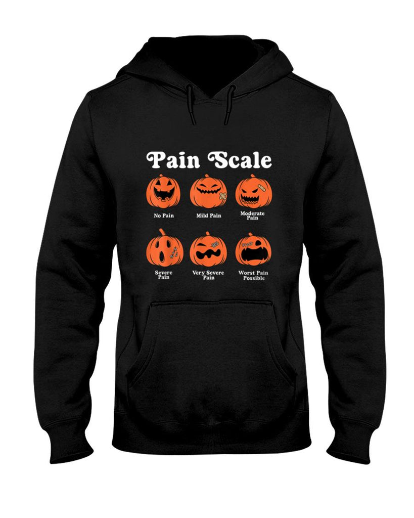 Halloween Shirt - Pain Scale Pumpkin Pain Assessment Trauma Nurse Halloween T-Shirt