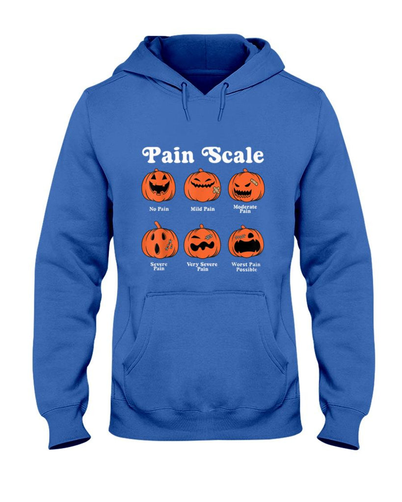 Halloween Shirt - Pain Scale Pumpkin Pain Assessment Trauma Nurse Halloween T-Shirt