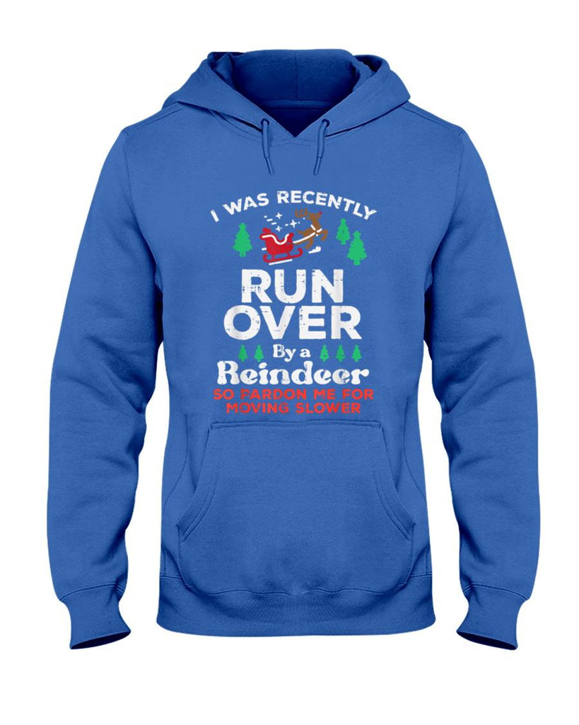 Christmas Runover By Reindeer Funny Xmas Women Men Kids T-Shirt