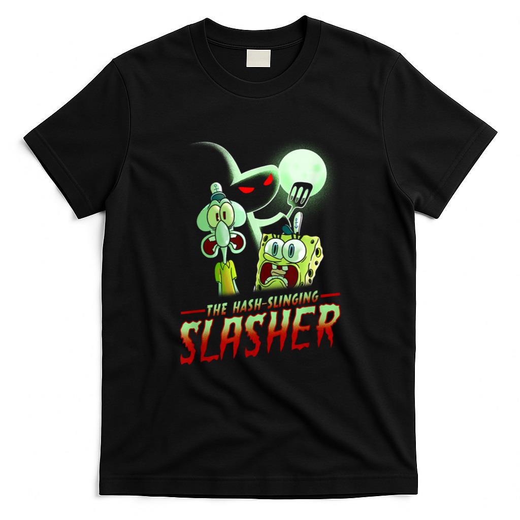 Halloween Shirt - SpongeBob SquarePants The Hash Slinging Slasher Spooky T-Shirt
