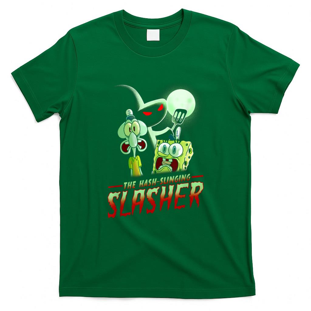 Halloween Shirt - SpongeBob SquarePants The Hash Slinging Slasher Spooky T-Shirt