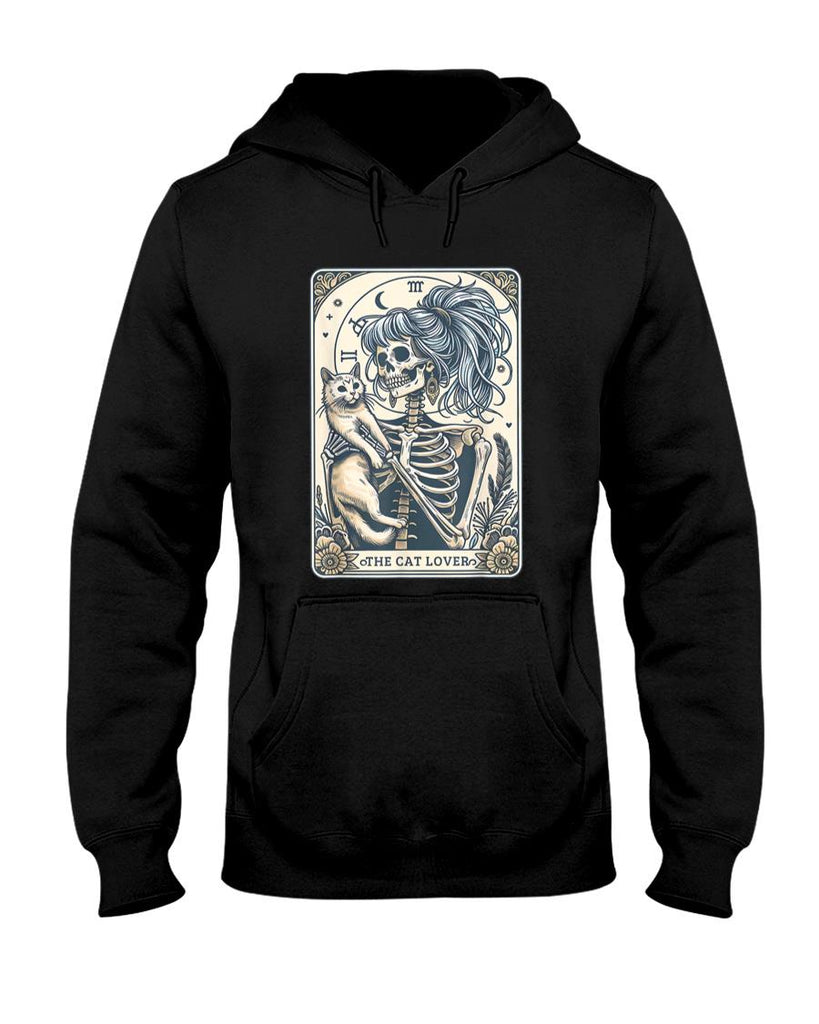 Pet Mom Halloween Shirt - The Lovers Cat Humor Tarot Card Halloween Black Cats Lover T-Shirt_1