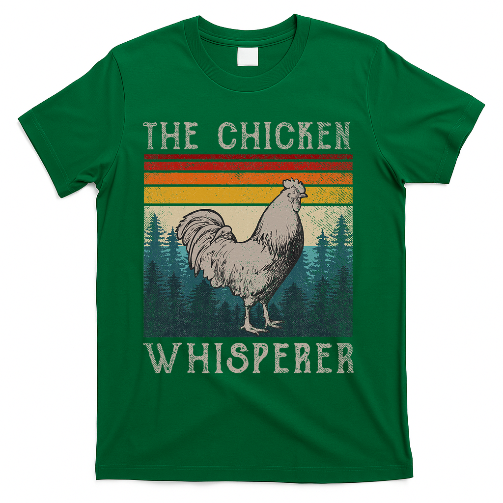 Chicken Whisperer Vintage Retro Chicken Farmer T-Shirt