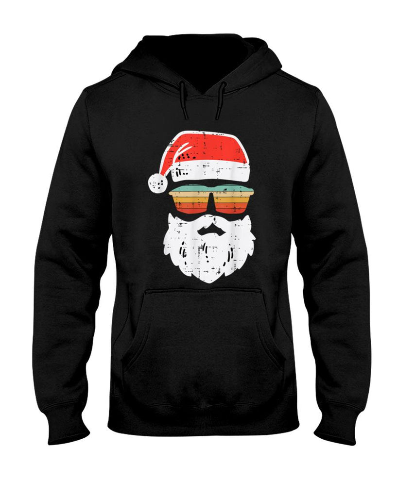 Santa Face Retro Sunglasses Christmas Xmas Men Women Kids T-Shirt