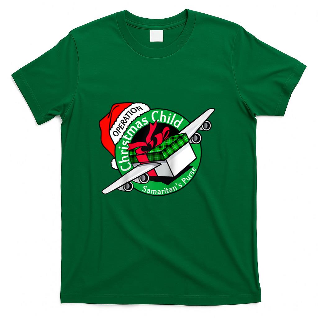 Samaritans Purse Operation Christmas Child Funny Xmas Gifts Raglan Baseball Tee