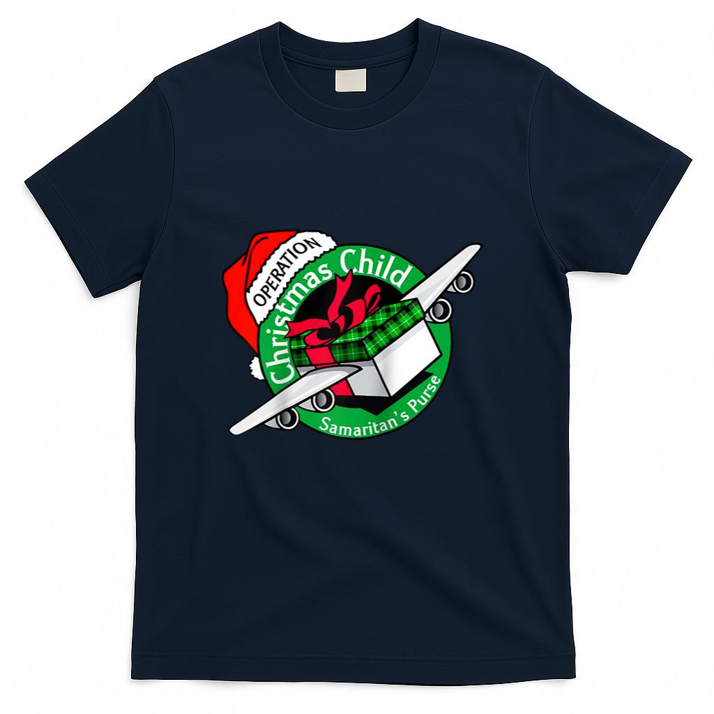 Samaritans Purse Operation Christmas Child Funny Xmas Gifts Raglan Baseball Tee