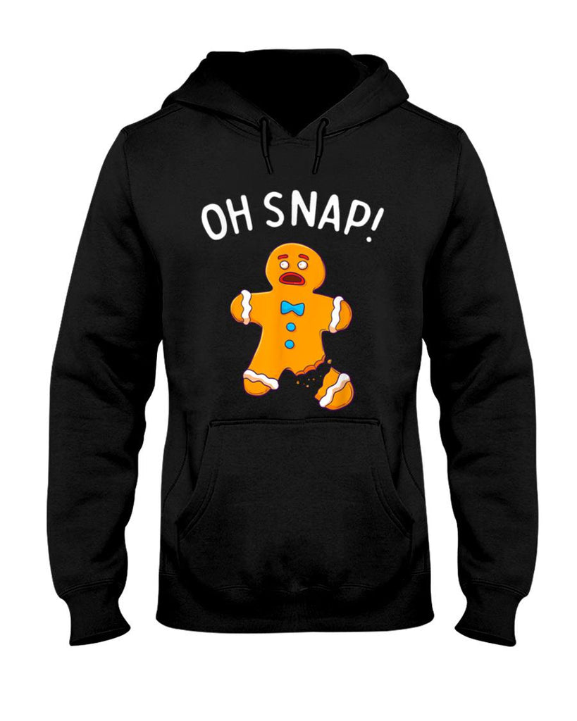 Gingerbread Man Oh Snap Christmas Funny Cookie Baking Gift Short Sleeve T-Shirt