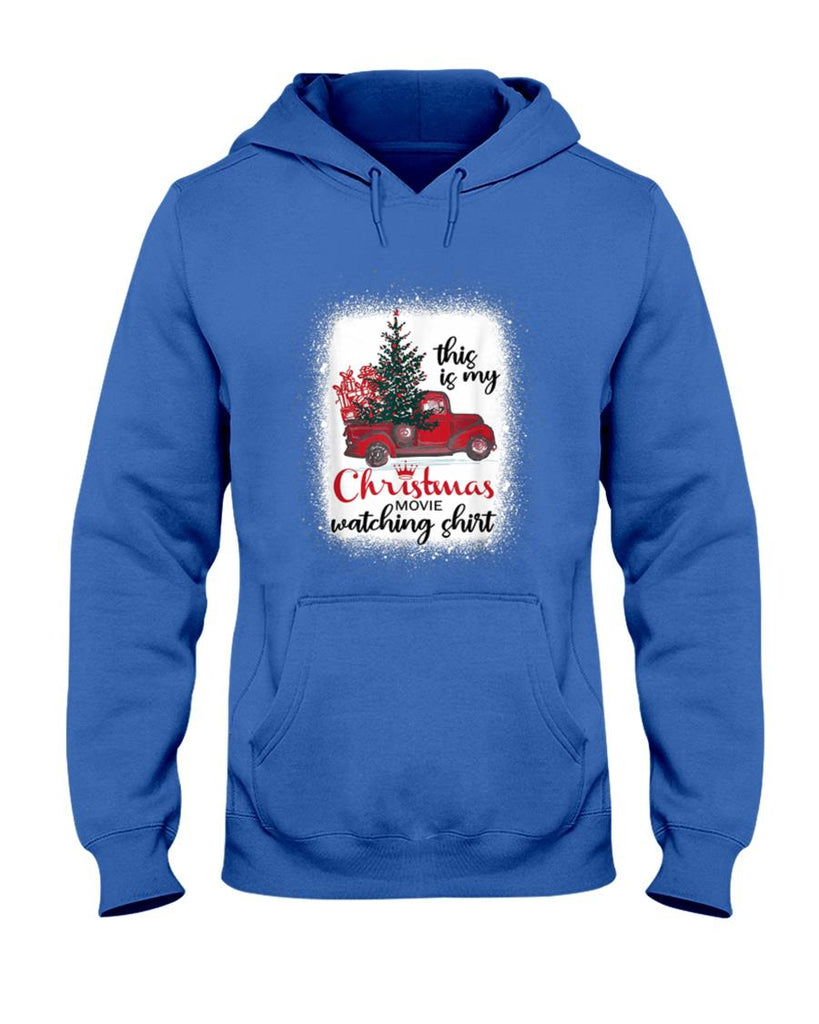 This Is My Christmas Movie Watching Shirt Vintage Red Truck T-Shirt