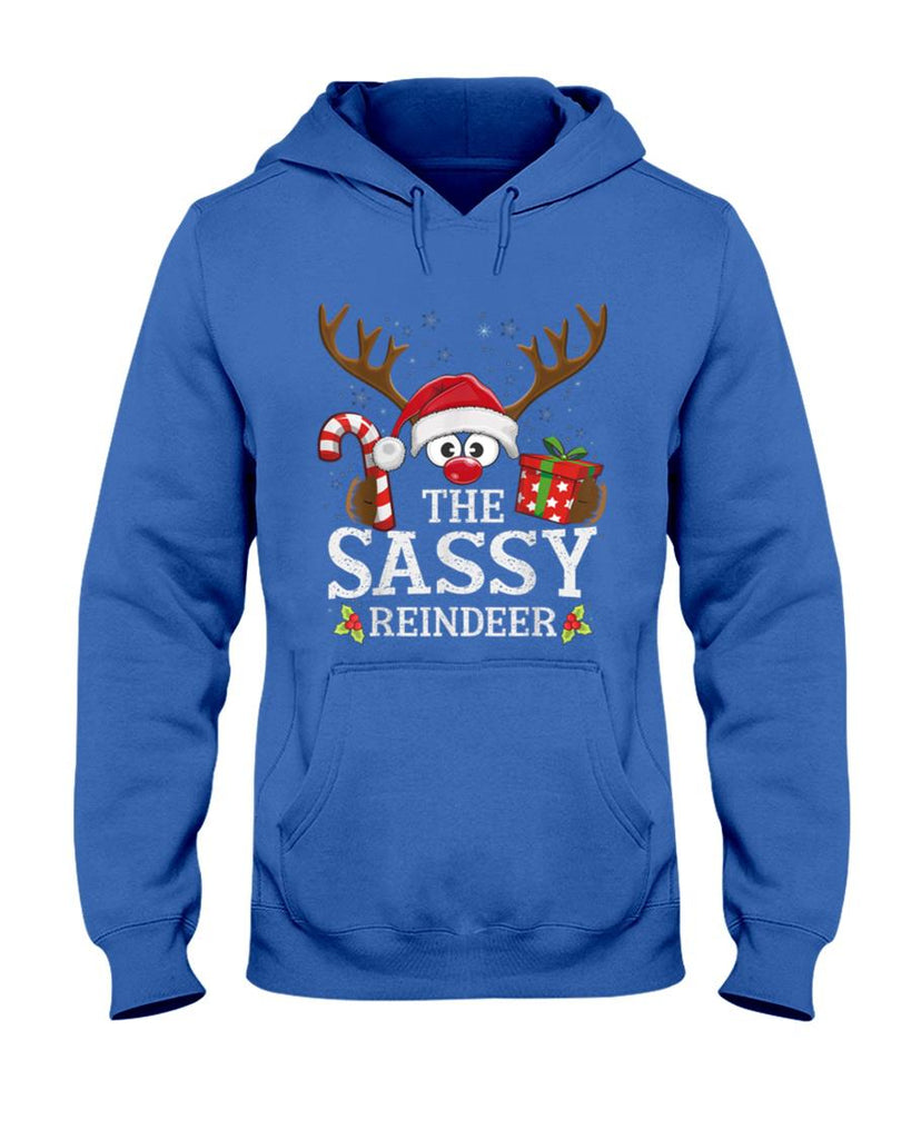 Christmas Matching The Sassy Reindeer Family T-Shirt
