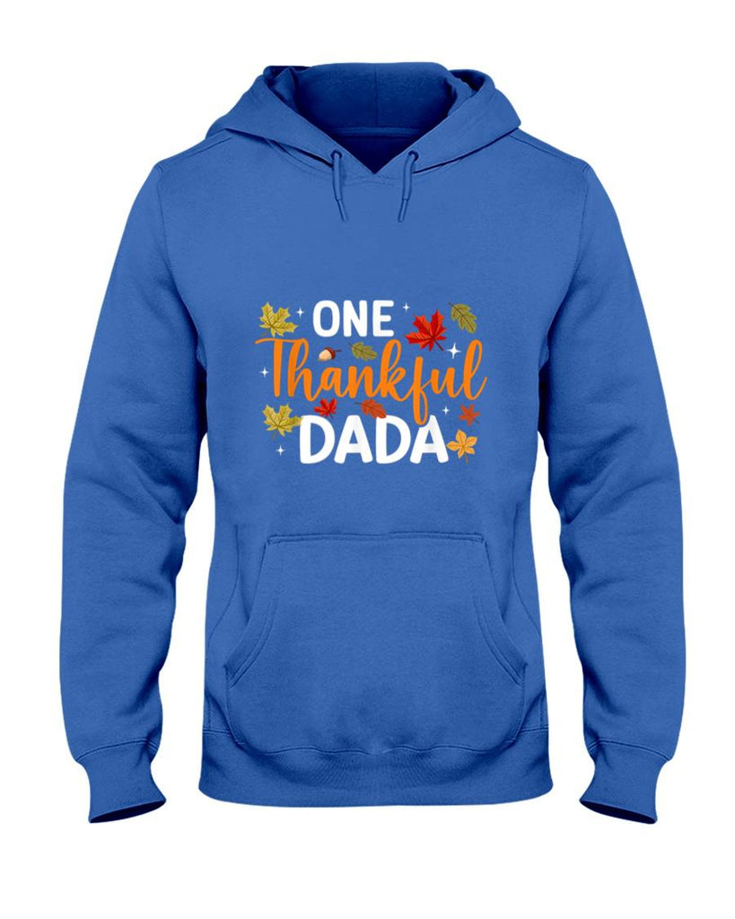 One Thankful Dada Fall Autumn Thanksgiving Family Matching T-Shirt