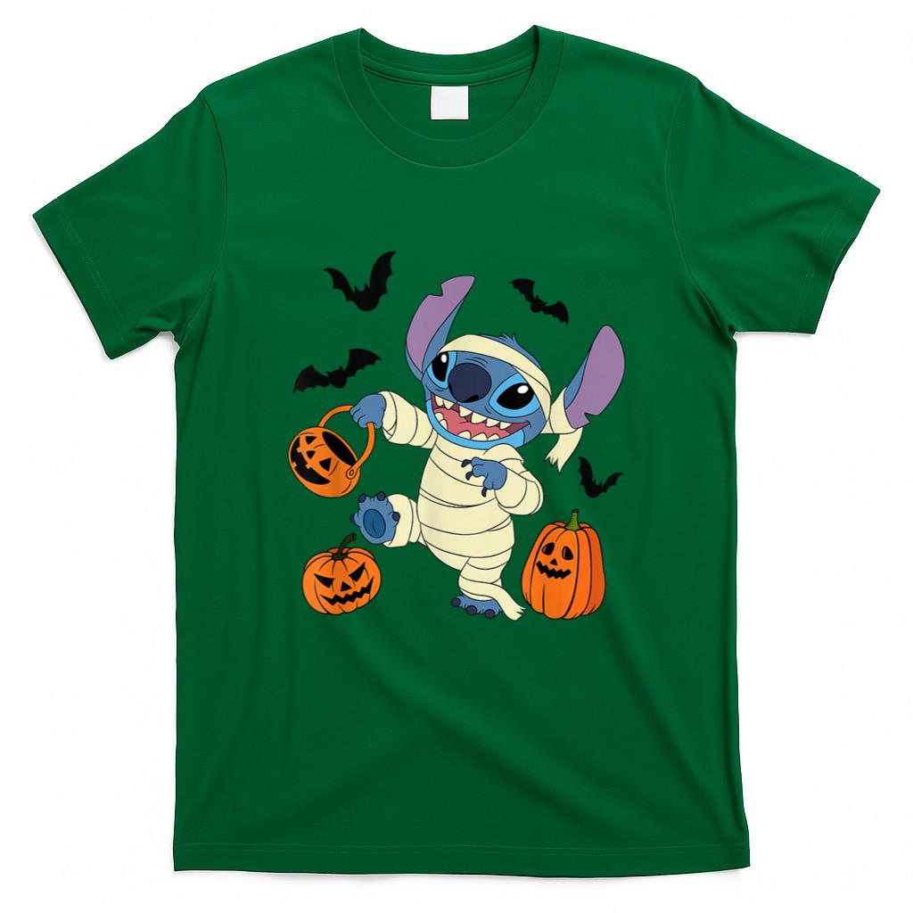 Halloween Shirt - Disney Lilo & Stitch Halloween Funny Mummy Costume T-Shirt