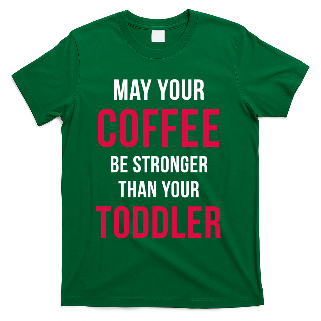 May Your Coffee Be Stronger Than Your Toddler T-Shirt