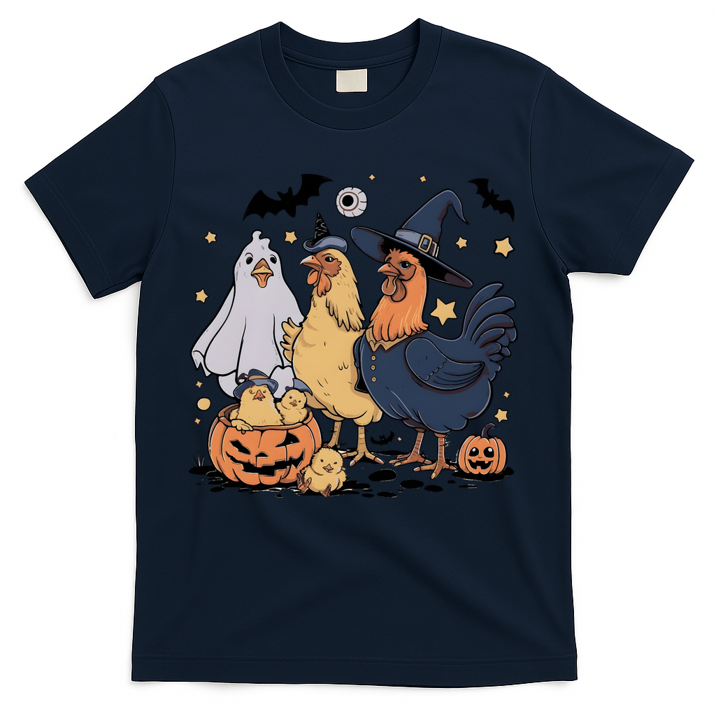 Ghost Chicken Halloween T-Shirt