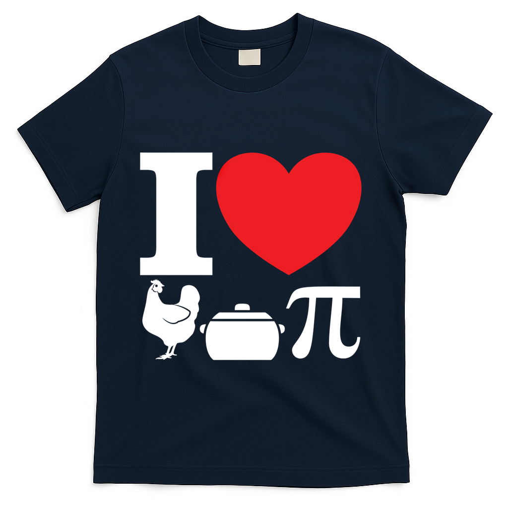 I Love Chicken Pot Pi Pie Day Math Great Gift T-Shirt