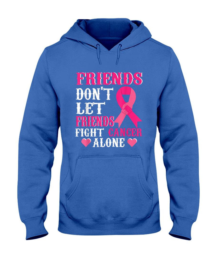 Friends dont fight alone Breast cancer awareness T-Shirt