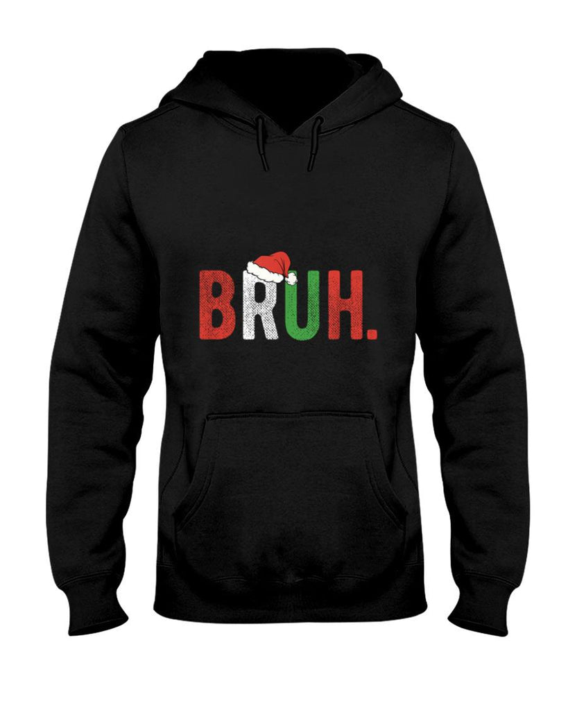 Bruh Funny Christmas Teens Boys Kids Xmas Pajamas T-Shirt