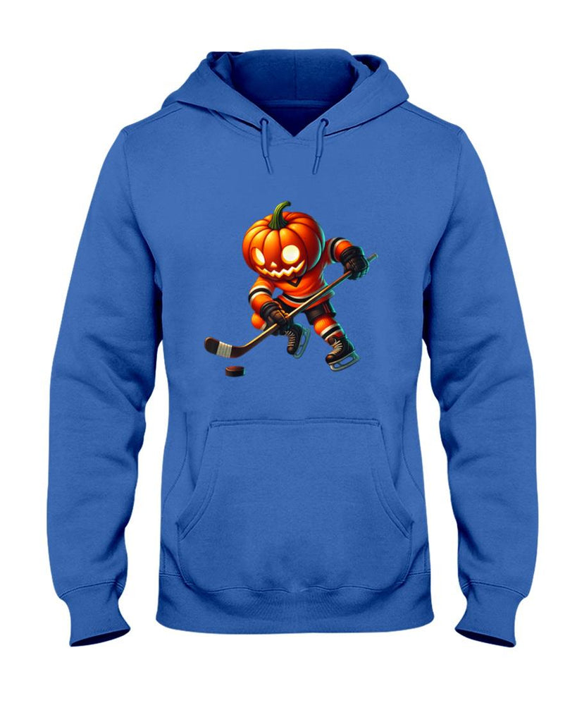 Halloween Shirt - Ice Hockey Pumpkin Face Halloween Costume Men Boys Kids T-Shirt