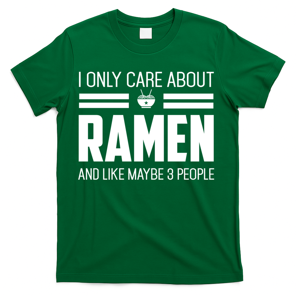 Only Care About Ra Funny Vintage Asian Noodle Great Gift T-Shirt