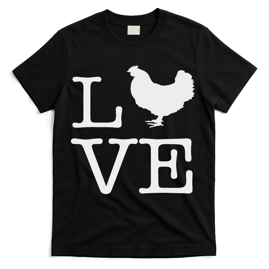 I Love Chickens Funny Chicken Lover Gift T-Shirt