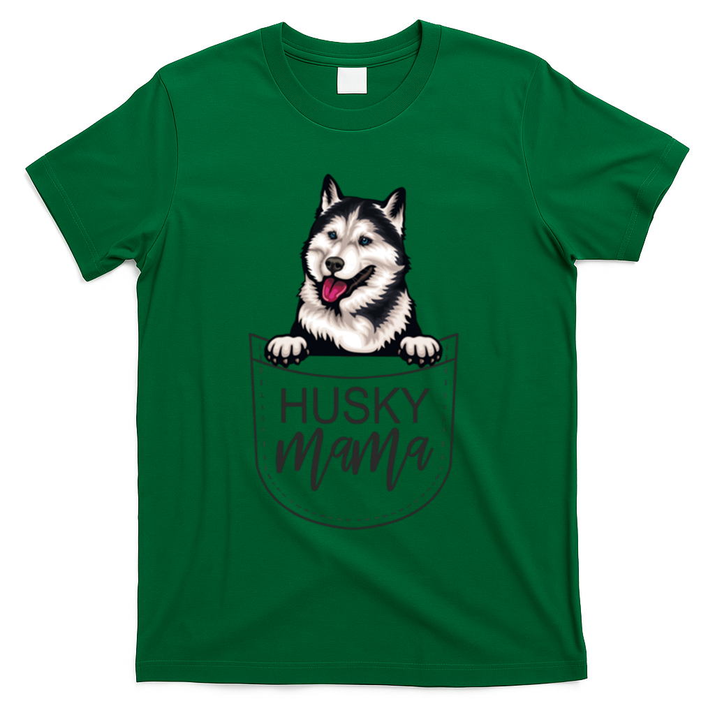 Husky Mama Dog Lover Funny Dog Mom Cute Dog Owner Funny Gift T-Shirt