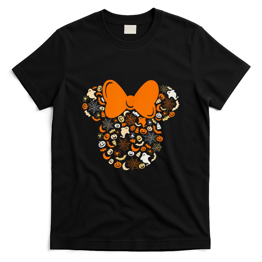 Halloween Shirt - Disney Minnie Mouse Halloween Ghosts Pumpkins Spiders T-Shirt
