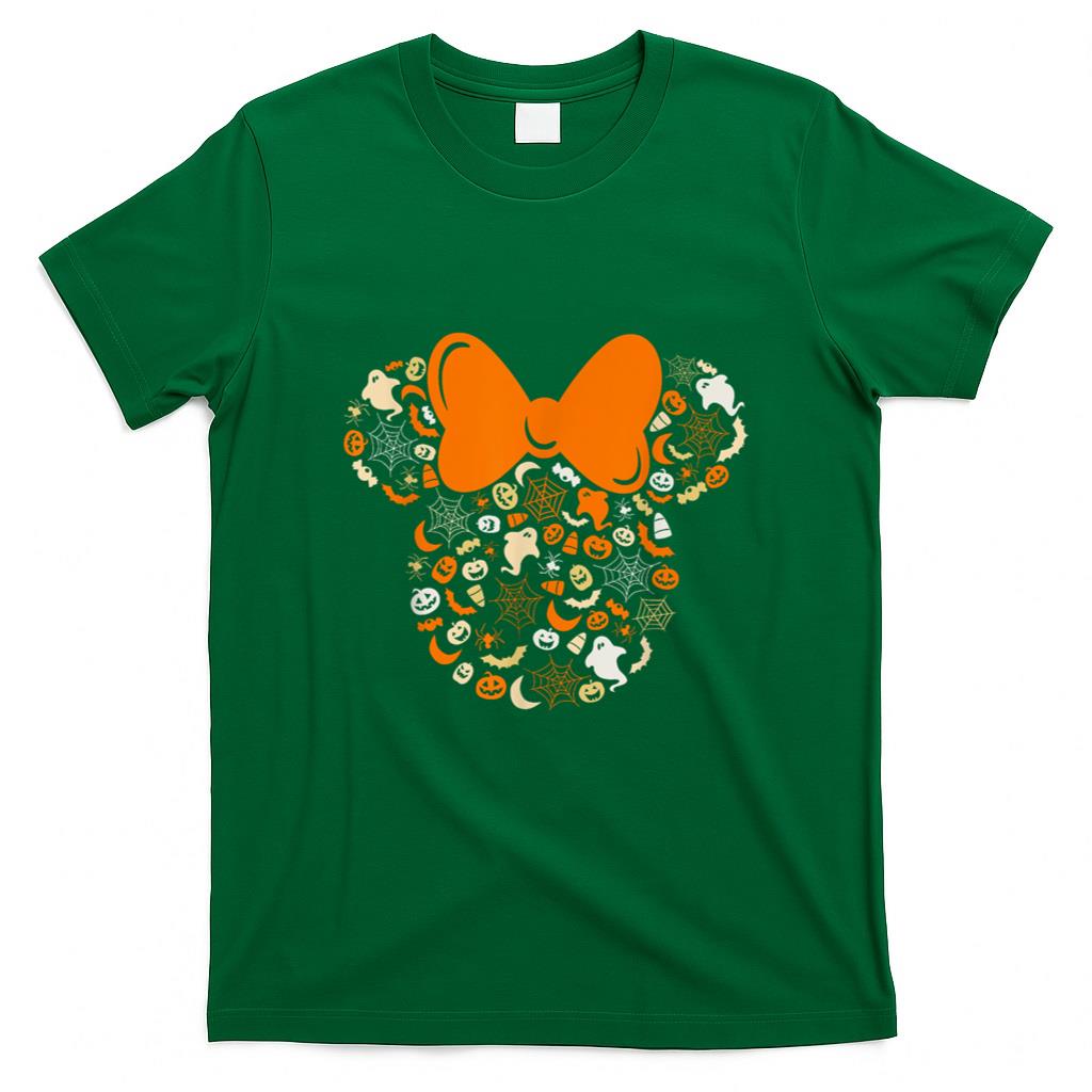Halloween Shirt - Disney Minnie Mouse Halloween Ghosts Pumpkins Spiders T-Shirt