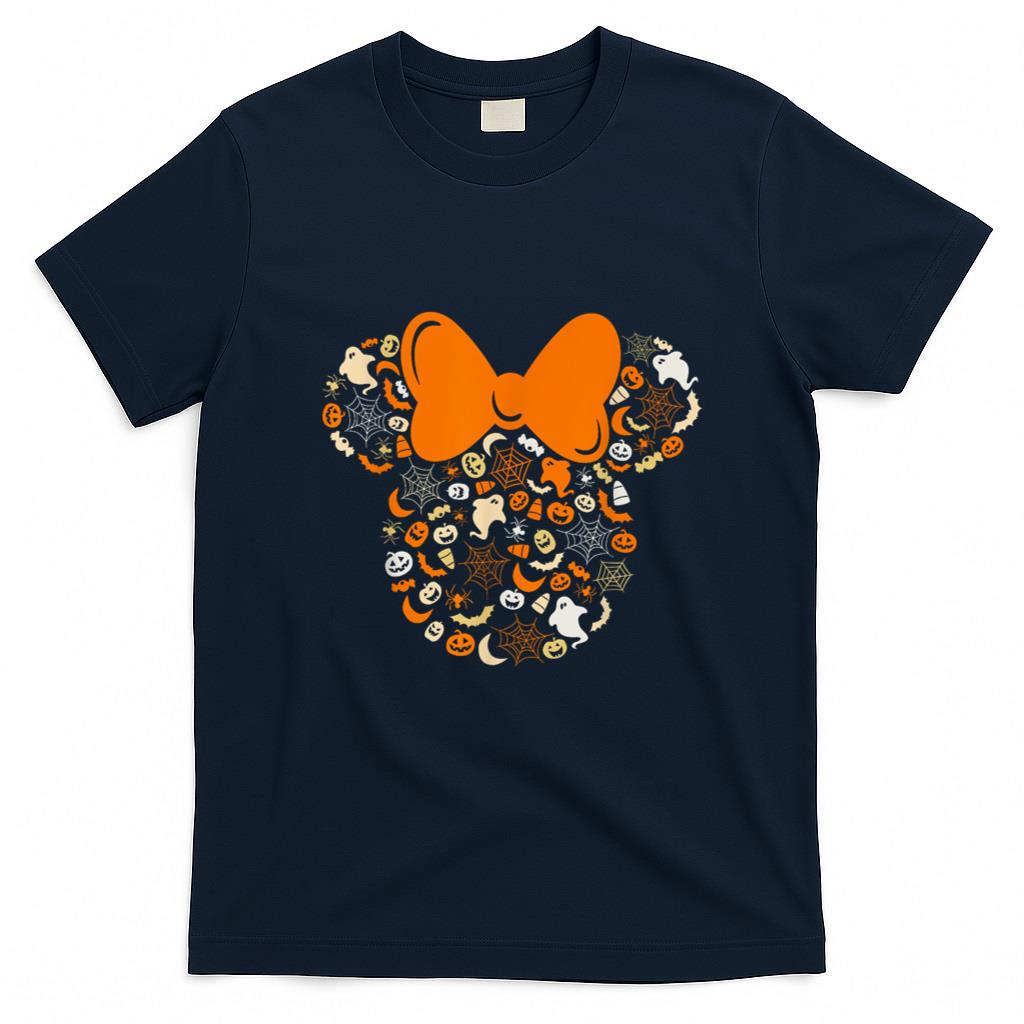 Halloween Shirt - Disney Minnie Mouse Halloween Ghosts Pumpkins Spiders T-Shirt