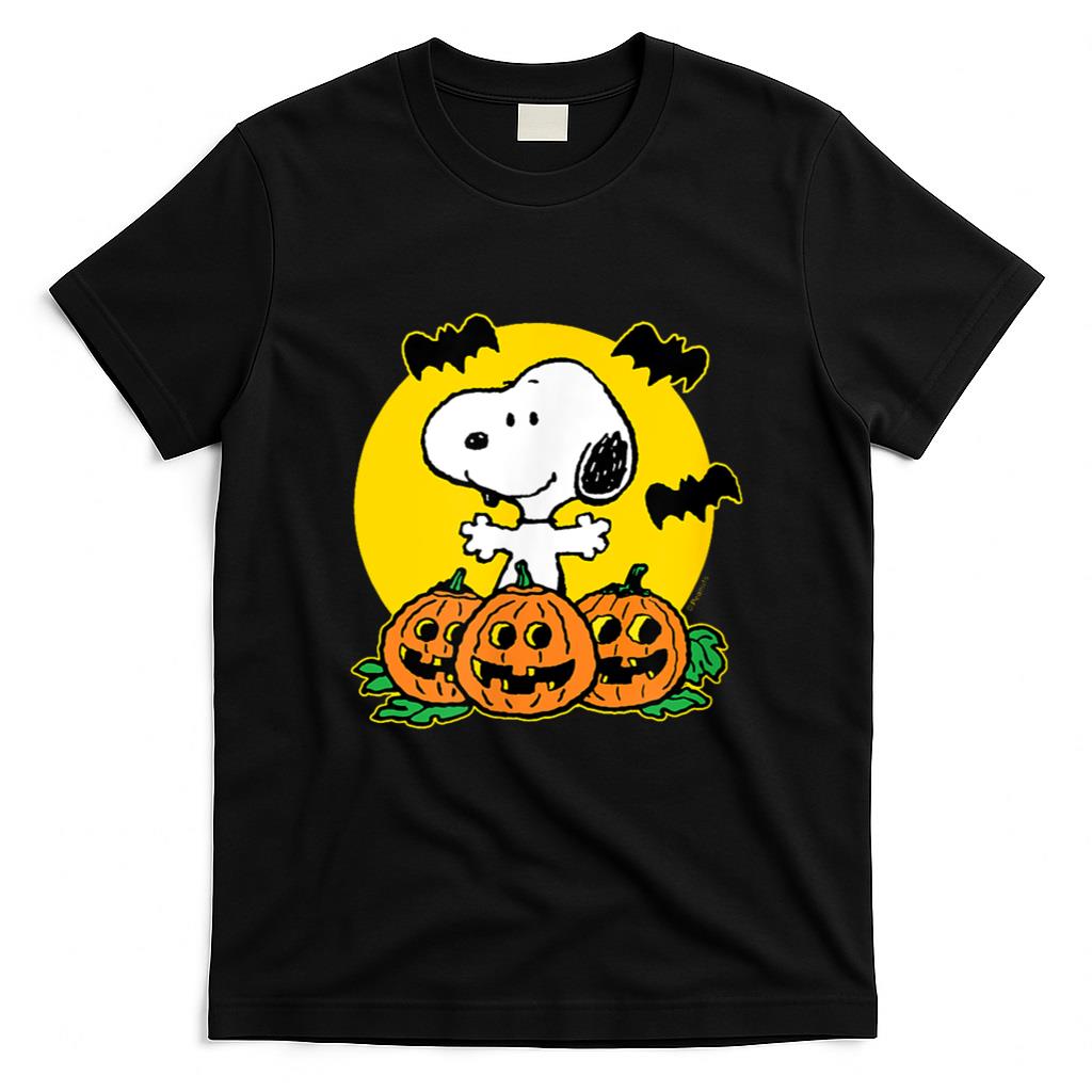 Halloween Shirt - Peanuts - Snoopy Pumpkin Patch Halloween T-Shirt